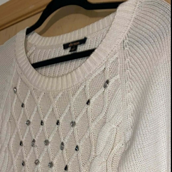 Ella Moss Ivory Jersey Sweater - Picture 5 of 11